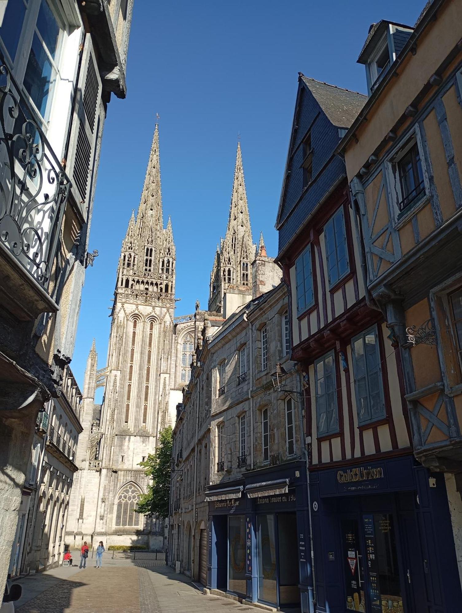 Escapade Romantique Sous Les Toits De Kereon - Centre Historique, Rue Pietonne Quimper Eksteriør billede
